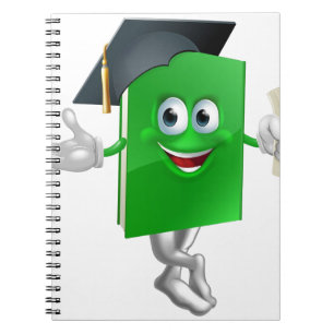 Cuaderno Mascota graduada del libro de la educación