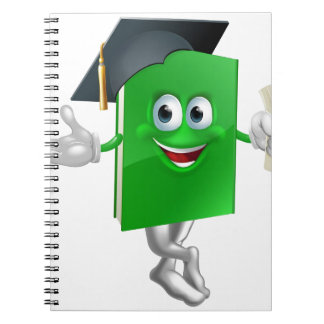 Cuaderno Mascota graduada del libro de la educación