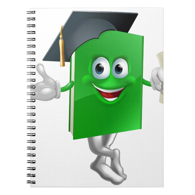 Cuaderno Mascota graduada del libro de la educación (Frente)