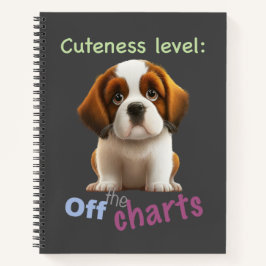 Cuaderno Mascota Perro Cuidad Nivel Cuta Adorable Graciosa