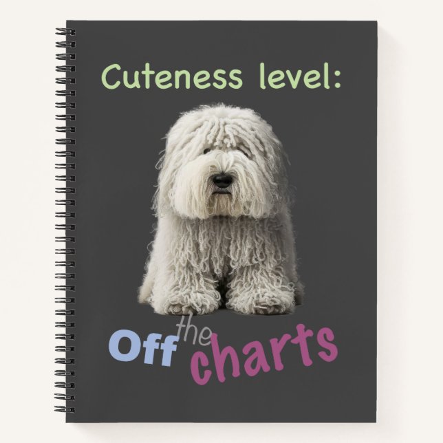 Cuaderno Mascota Perro Cuidad Nivel Cuta Adorable Graciosa  (Anverso)