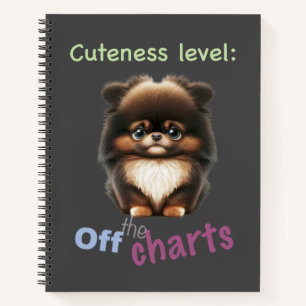 Cuaderno Mascota Perro Cuidad Nivel Cuta Adorable Graciosa