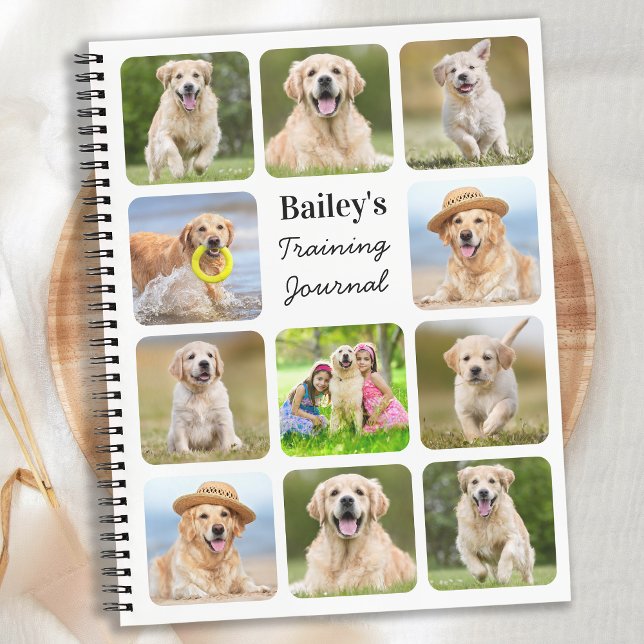 Cuaderno Mascota personalizada Perro Lover 11 Collage de fo (Subido por el creador)