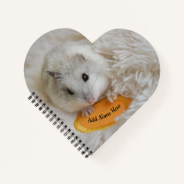 Cuaderno Mascota personalizado de martillo de enano blanco