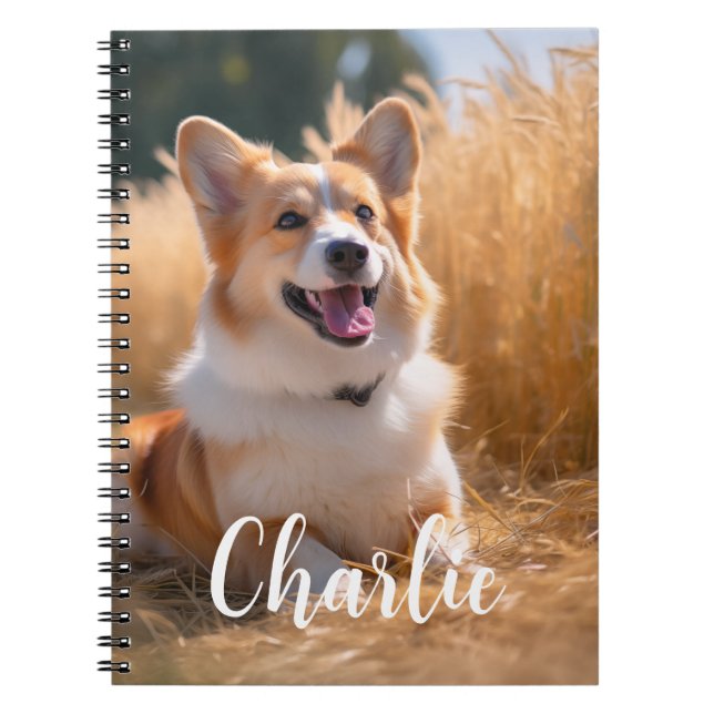 Cuaderno Mascota personalizado Foto (Frente)