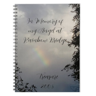 Cuaderno Mascota pierde monumento en Rainbow Bridge Journal