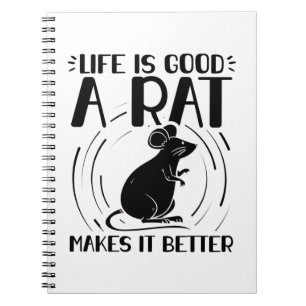 Cuaderno Mascota Rat Regalos de animales de rata de roedor