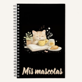 Cuaderno mascotas adorable tapa dura