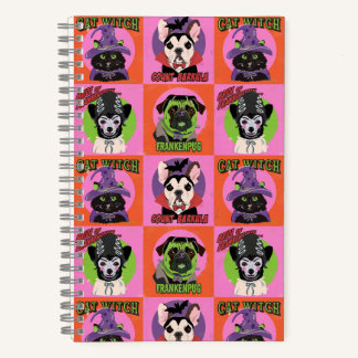 Cuaderno Mascotas de Halloween