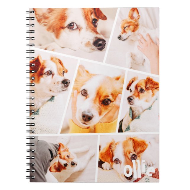 Cuaderno Mascotas Moderno Personalizado Simple 7 Imágenes C (Frente)
