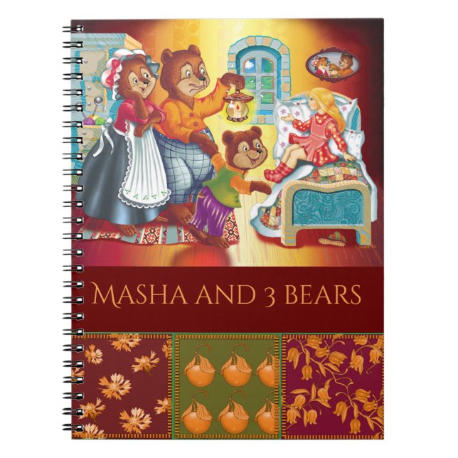Cuaderno Masha y 3 osos (Frente)
