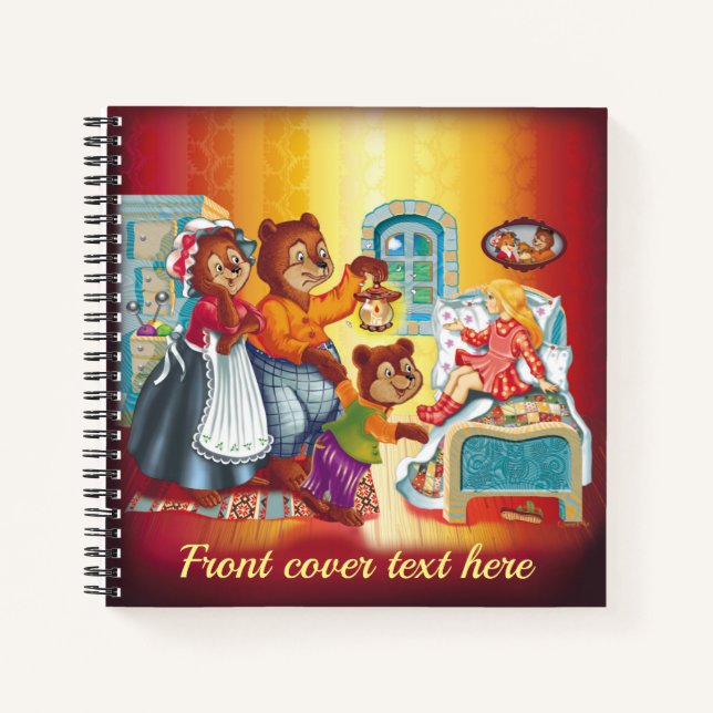 Cuaderno Masha y 3 osos (Anverso)