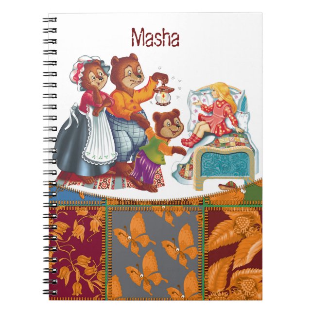 Cuaderno Masha y 3 osos (Frente)