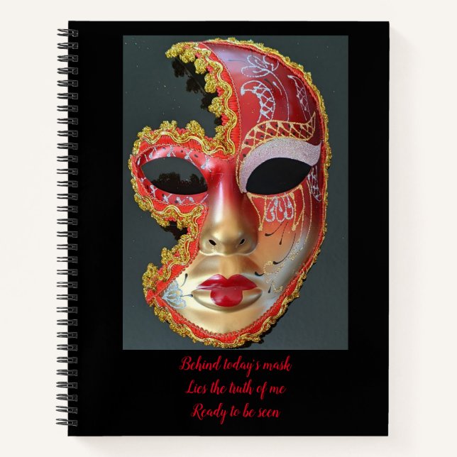 Cuaderno Mask Spiral Notebook (Anverso)