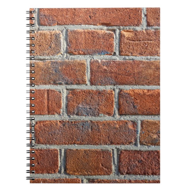 Cuaderno Masonería de ladrillos en la pared (Frente)