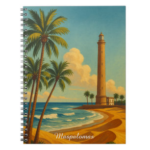 Cuaderno Maspalomas Meloneras Playa Gran Canaria Vintage