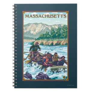 Cuaderno MassachusettsRiver Rafting Scene
