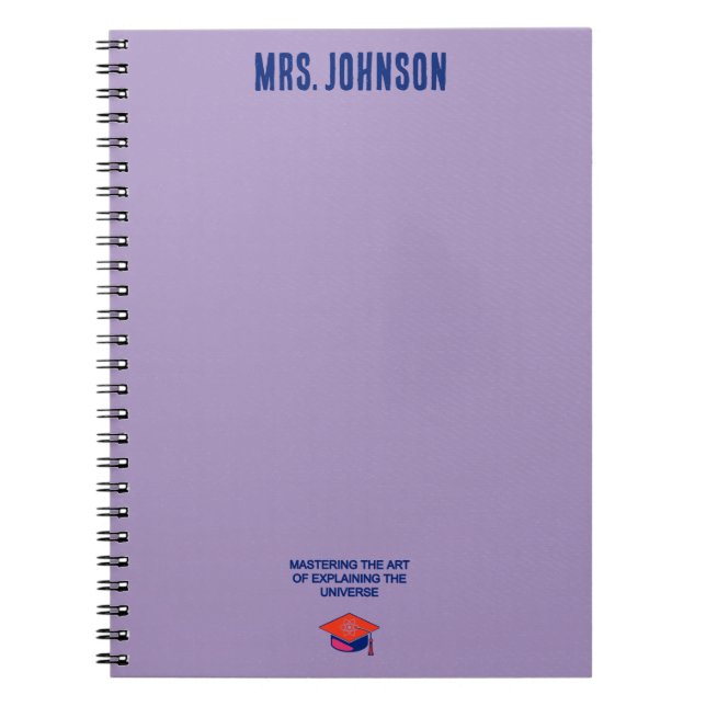 Cuaderno Mastering Art Of Explaining The Universe (Frente)