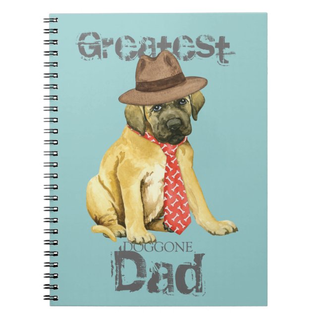 Cuaderno Mastiff Dad (Frente)