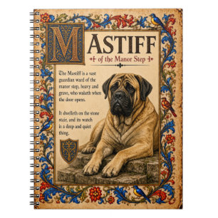 Cuaderno Mastín, Arte de Bestiario Medieval