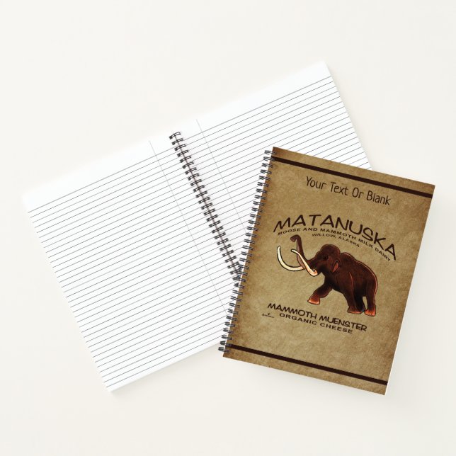 Cuaderno Matanuska Mammoth Muenster Cheese (Interior)