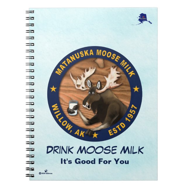 Cuaderno Matanuska Moose Milk (Frente)