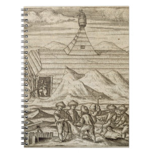 Cuaderno Matanza del equipo y osos el pelar, fuera del cabi