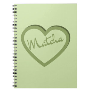 Cuaderno Matcha Green Tea Groovy Y2k Heart
