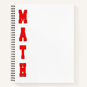 Cuaderno Matemáticas