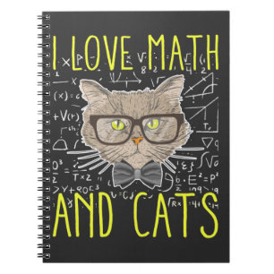 Cuaderno Matemáticas del amor y gatos nerviosos