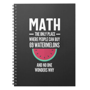 Cuaderno Matemáticas. Gracioso regalo de cita de sarcasmo m
