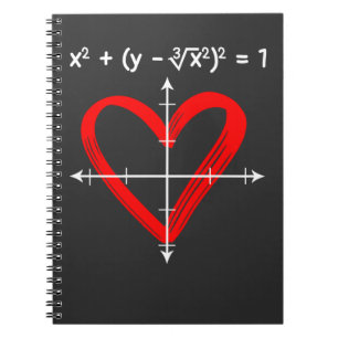 Cuaderno Matemático de ecuación matemática de amor Día 