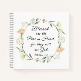 Cuaderno Mateo 5:8 Bendecidos son los puros en el corazón