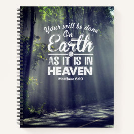 Cuaderno Mateo 6:10 En la Tierra tal como está en el Cielo