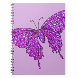 Cuaderno Materia femenina de la lila de la chispa de la