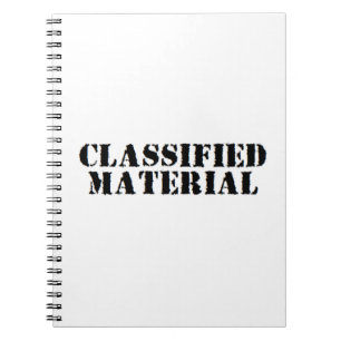 Cuaderno material clasificado