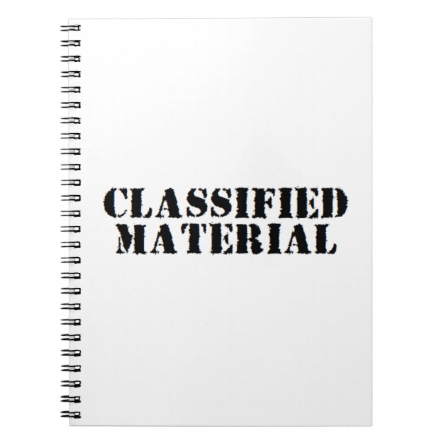 Cuaderno material clasificado (Frente)