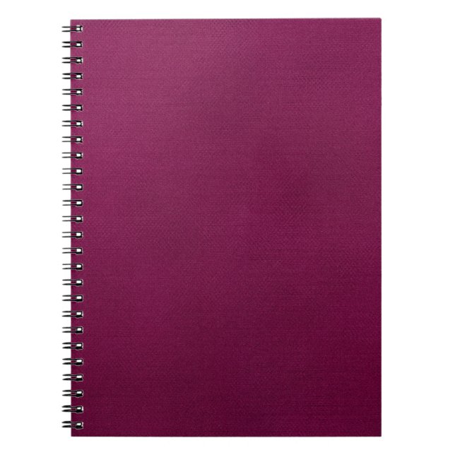 Cuaderno Material de tela de terciopelo (Frente)