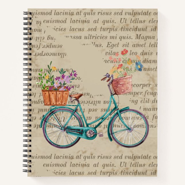 Cuaderno Material gráfico de papel marrón Texto de guión co (Anverso)