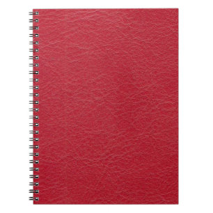 Cuaderno Material textil de cuero rosa