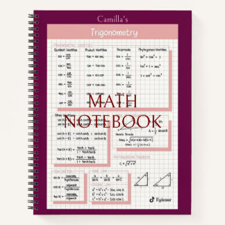 Cuaderno Math Copybook