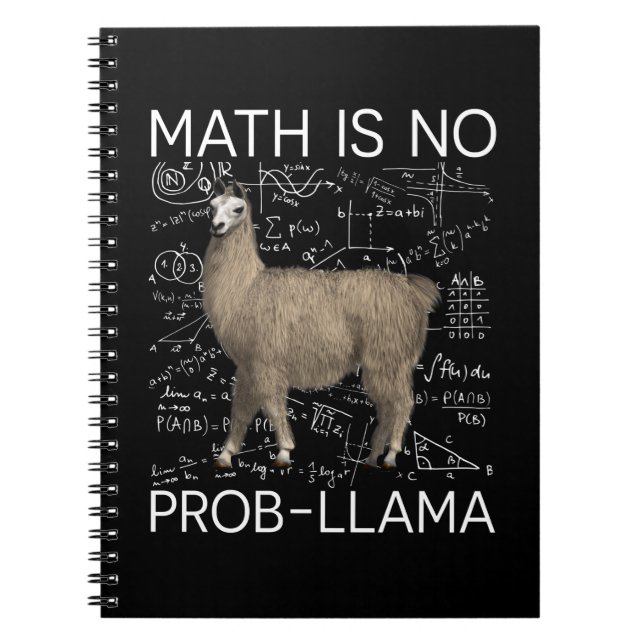 Cuaderno Math no es Prob-Llama - Math Llama Teacher (Frente)