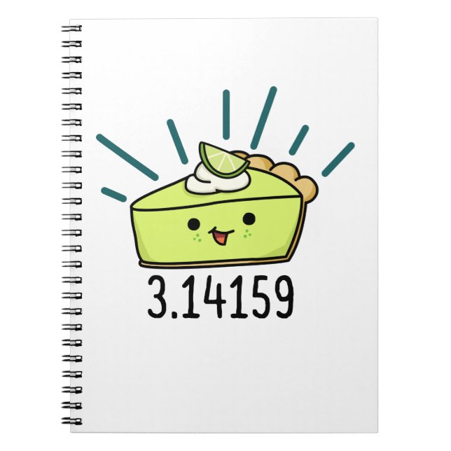 Cuaderno Math Pi Número Gracioso Pie Pun (Frente)