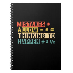 Cuaderno Math Teacher Math Pensando En Ocurrir