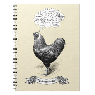 Cuaderno Mathemachicken Funny Math Chicken Pun Chiste