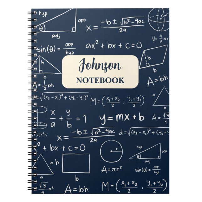 Cuaderno Mathematics Aovers Math Geek (Frente)