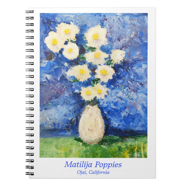 Cuaderno Matilija Poppies Notebook (Frente)