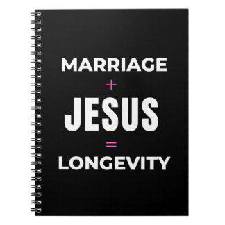 Cuaderno Matrimonio + Jesús = Longevidad
