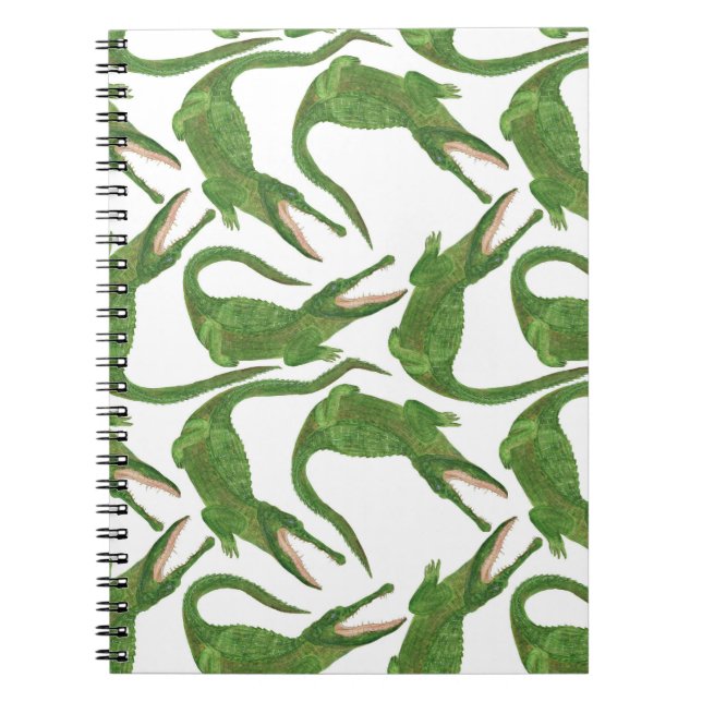 Cuaderno Matriz de agua blanca de cocodrilo (Frente)