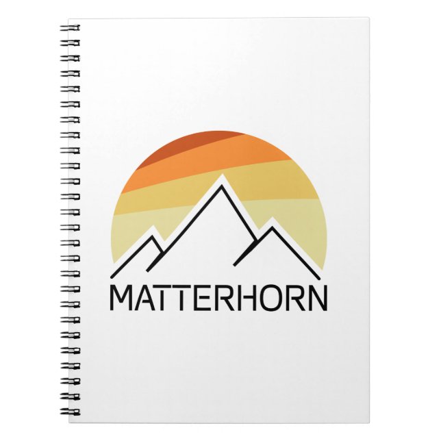 Cuaderno Matterhorn Suiza Italia Retro (Frente)